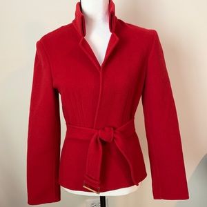 Elegant Red Chic Jacket